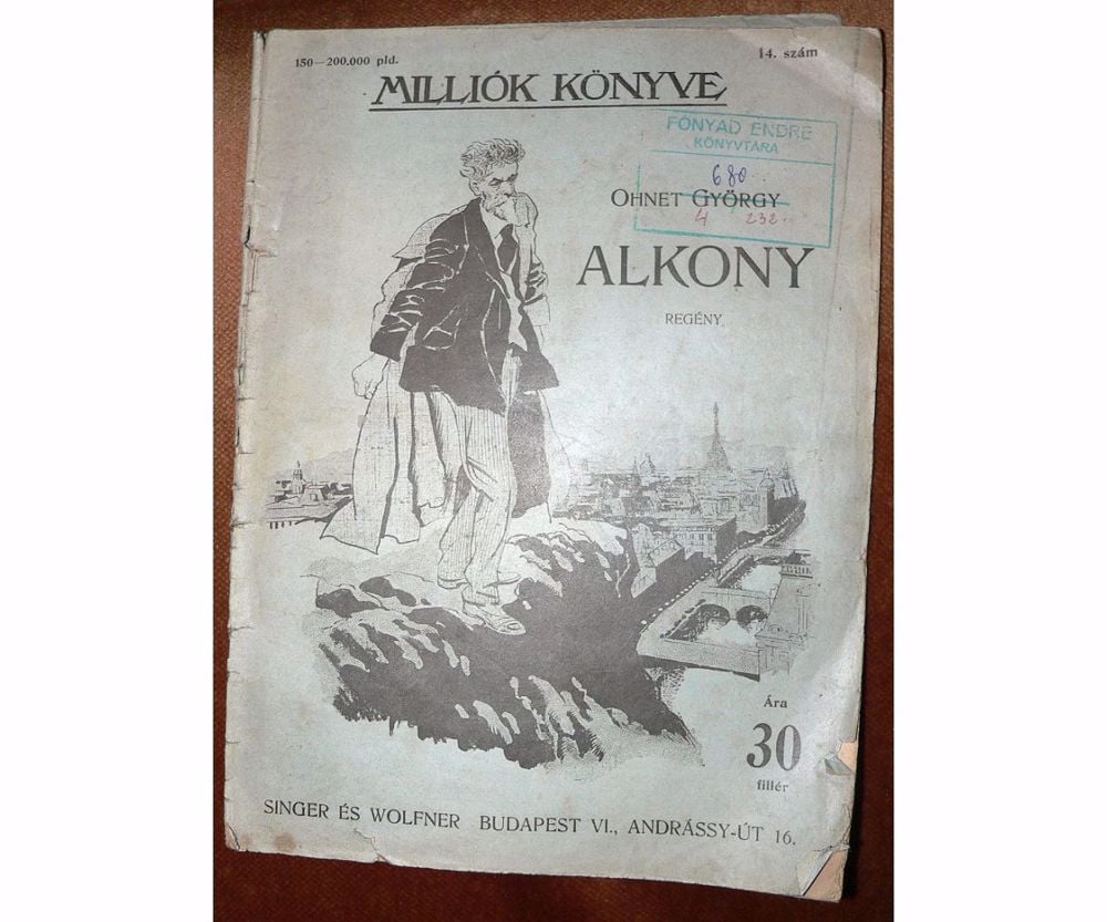 Ohnet György Alkony / antik könyv