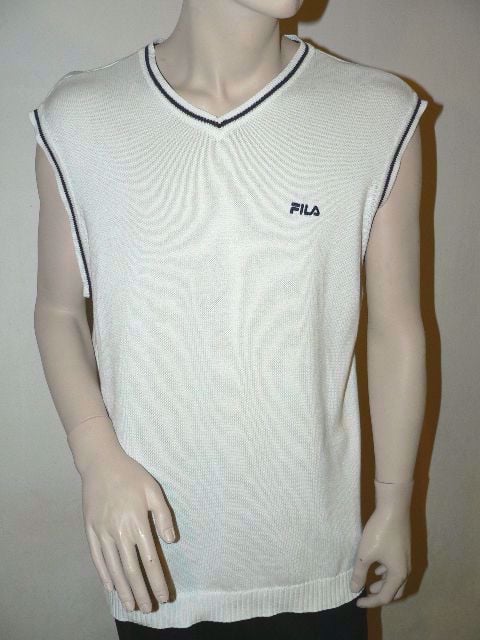 fila fehér mellény xl