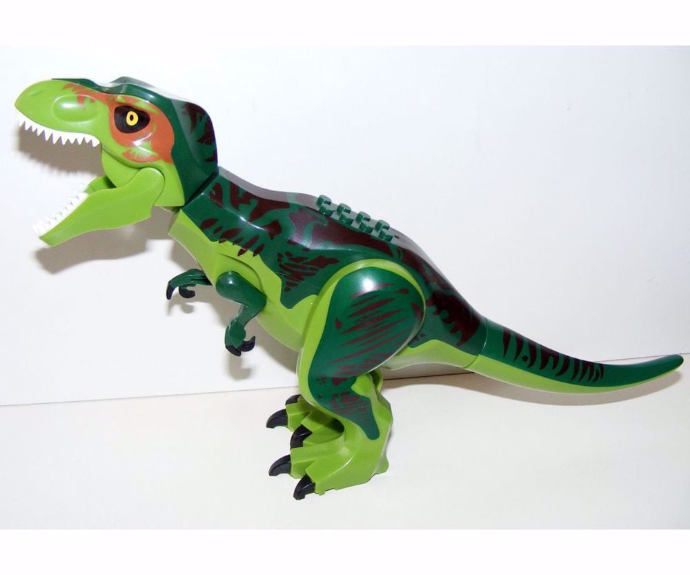 Lego Jurassic World dinoszaurusz figura dínó Nagy Zöld T-rex 30cm új