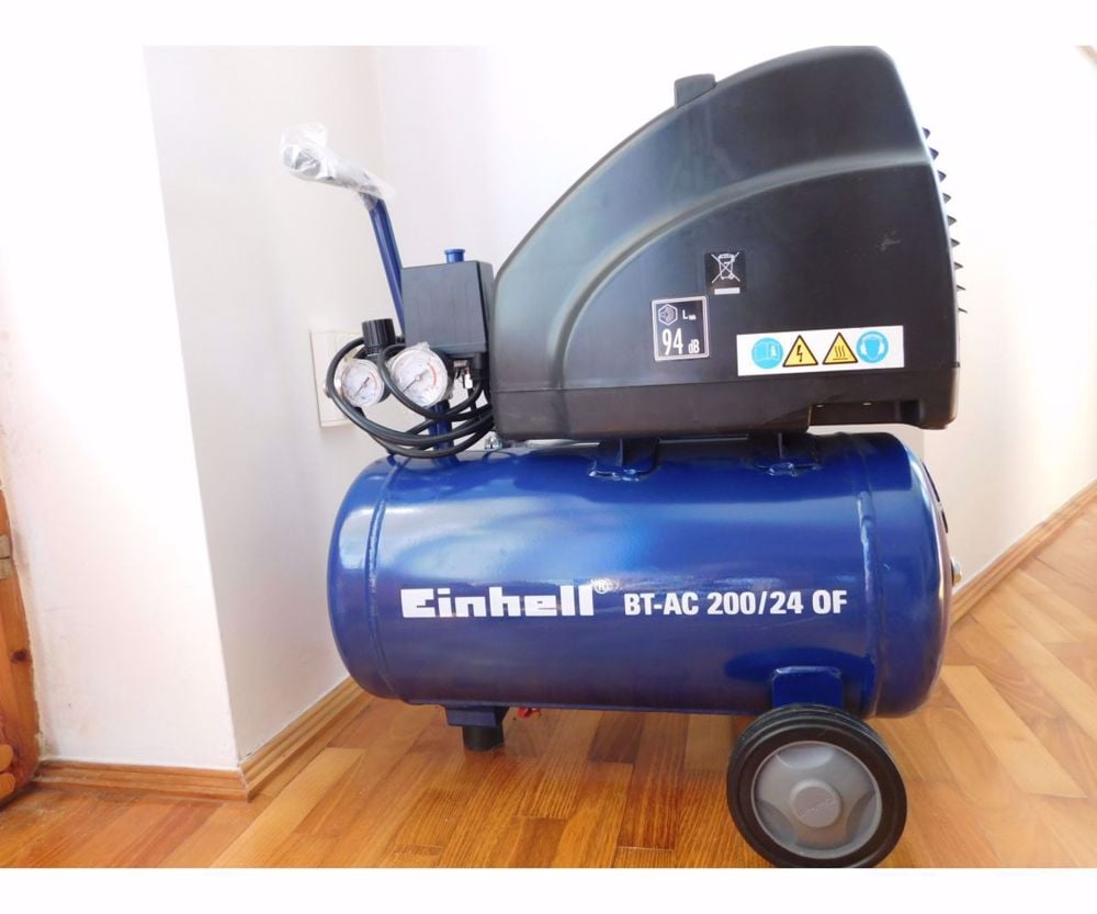 Einhell 8 baros 24 literes tartályú olajmentes kompresszor 