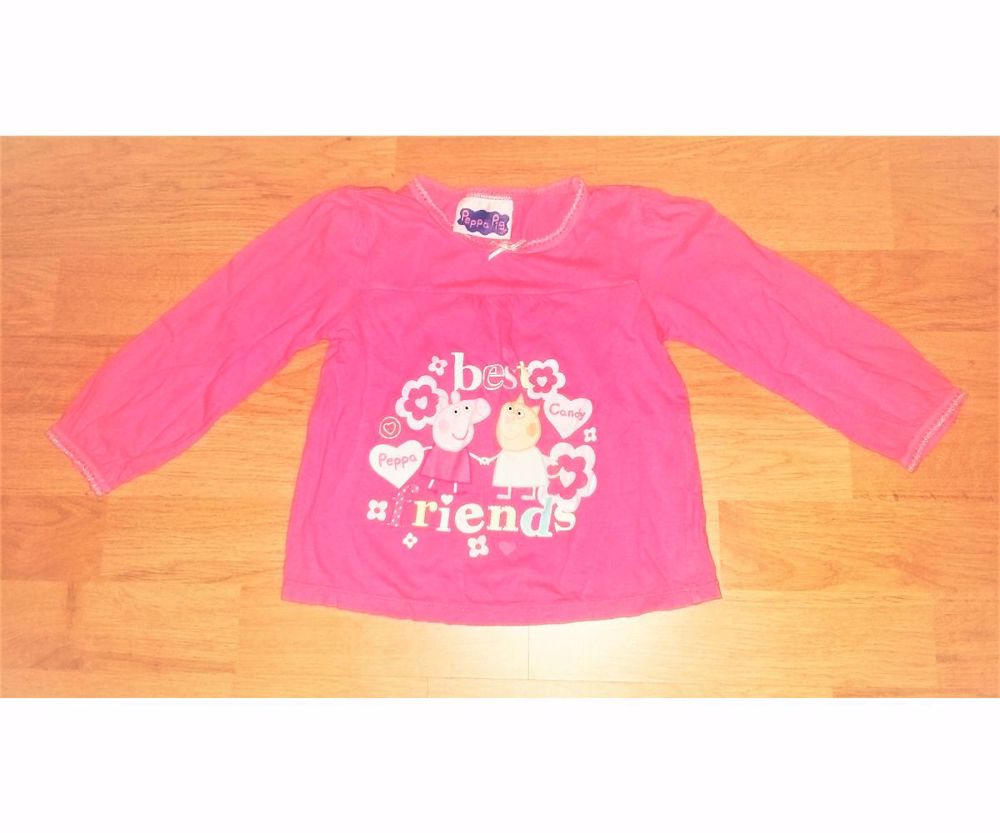 92 Peppa Pig cuki Peppa malac és Candy mintás póló felső  