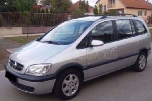 Opel zafira A jobb első ajtó 1999-2005 ezüst