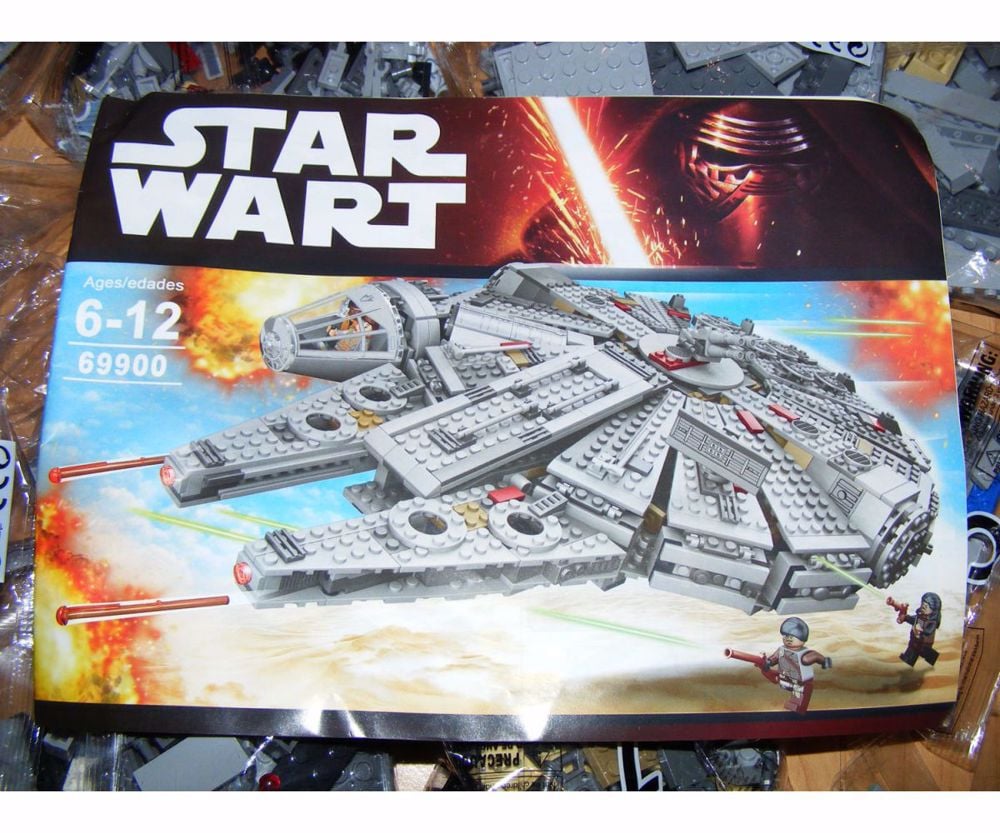 Lego komp. Star Wars 75105 Millenium Falcon Lepin 1380db ÚJ