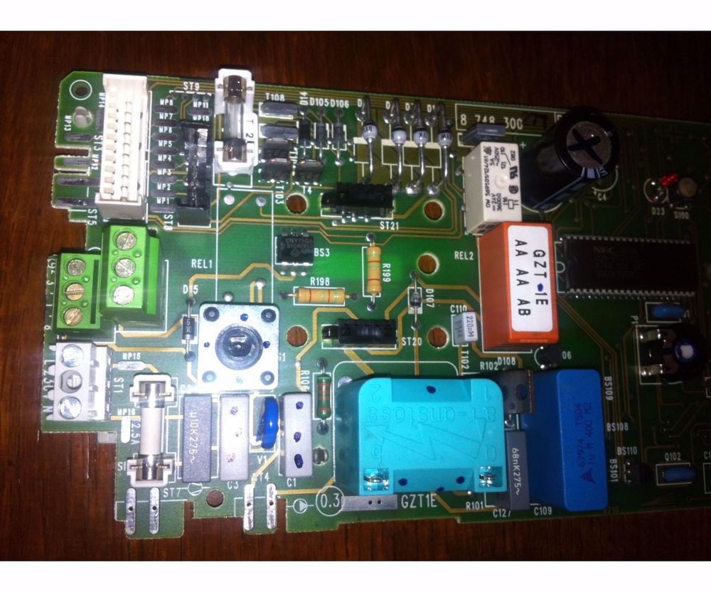 Junkers ZW20 KE23 elektronikai panel