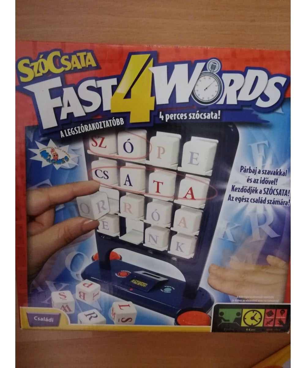 Fast 4 Words szócsata társasjáték - M-ágnes