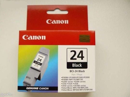 Canon bci-24b , bci24 , canon bci-24 fekete  eredeti tintapatron 1.824.-ft Canon bci-24 Black