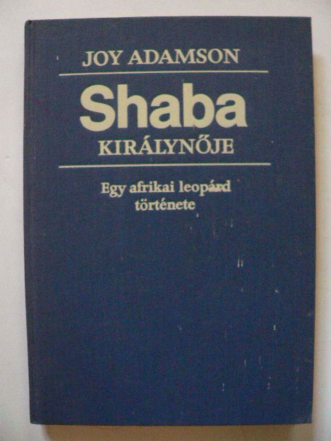 Joy Adamson Shaba királynője / könyv 