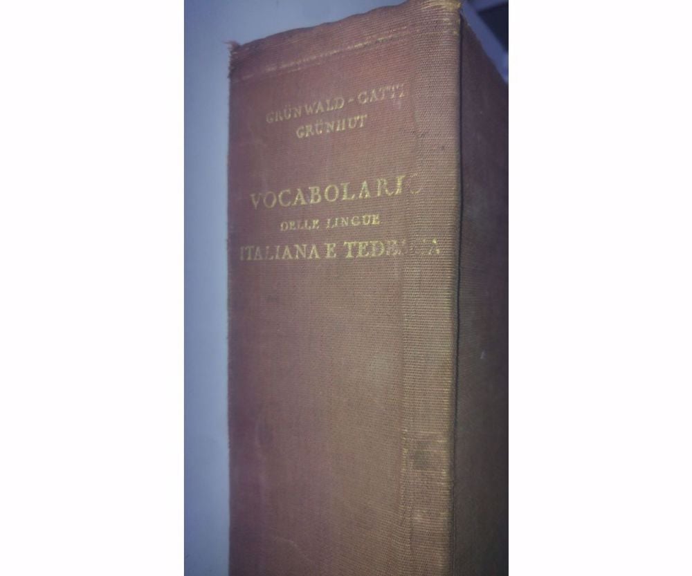 Massimo Grunhut Vocabolario delle lingue italiana e tedesca olasz-néme