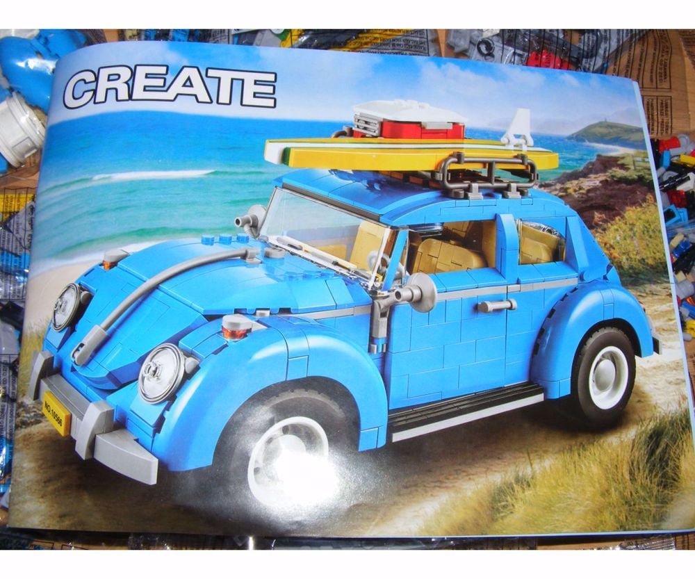 Lego komp. Creator 10252 Bogár vw Beetle 1167db új