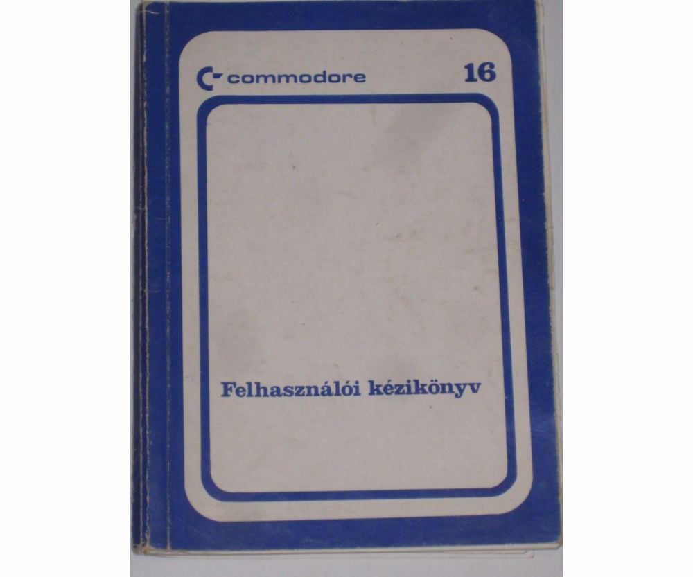 Tory Commodore 16 Felhasználói kézikönyv