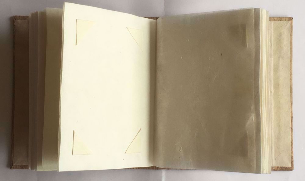 otó album merített papírból kézműves fotóalbum