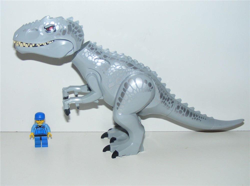 Lego Jurassic World dinoszaurusz figura dínó Nagy szürke 30cm Indominus Rex 2021