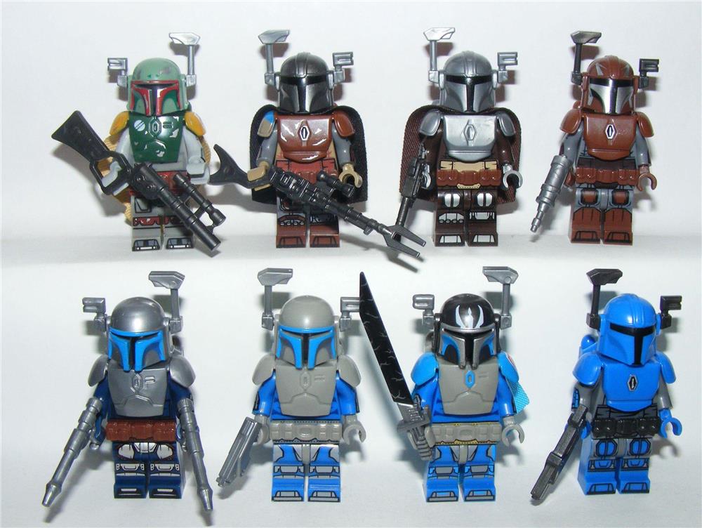 Lego Star Wars Mandaloriai figurák Pre Vizsla Boba Jango Fett 2020 új