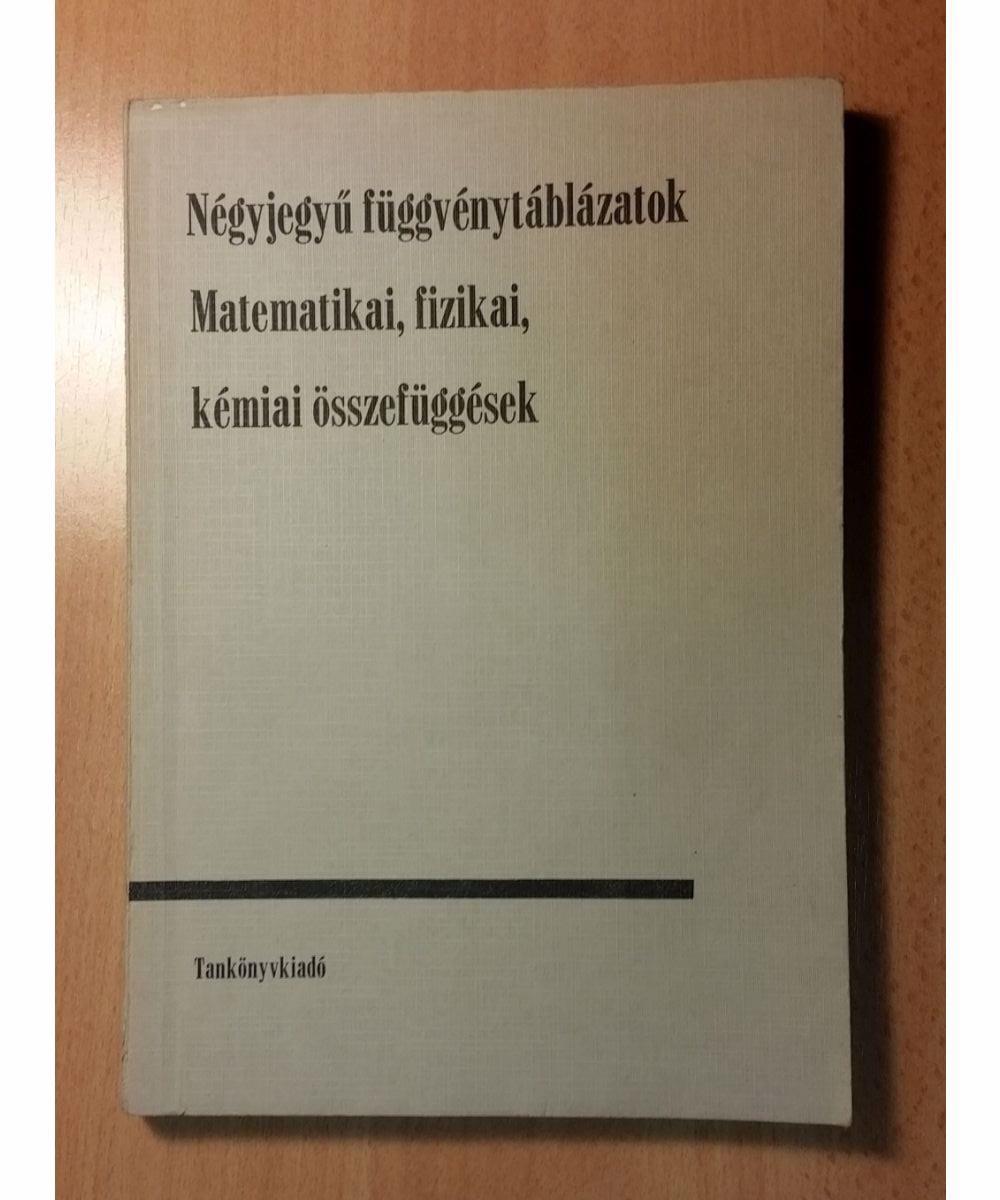 1974-es Négyjegyű függvénytáblázatok eladó