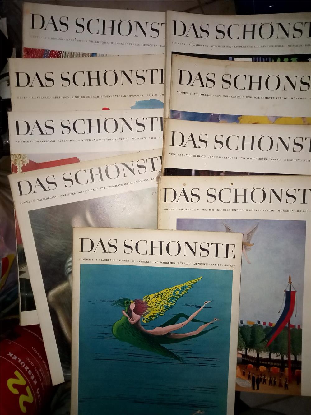 Das Schönste német magazin 9db