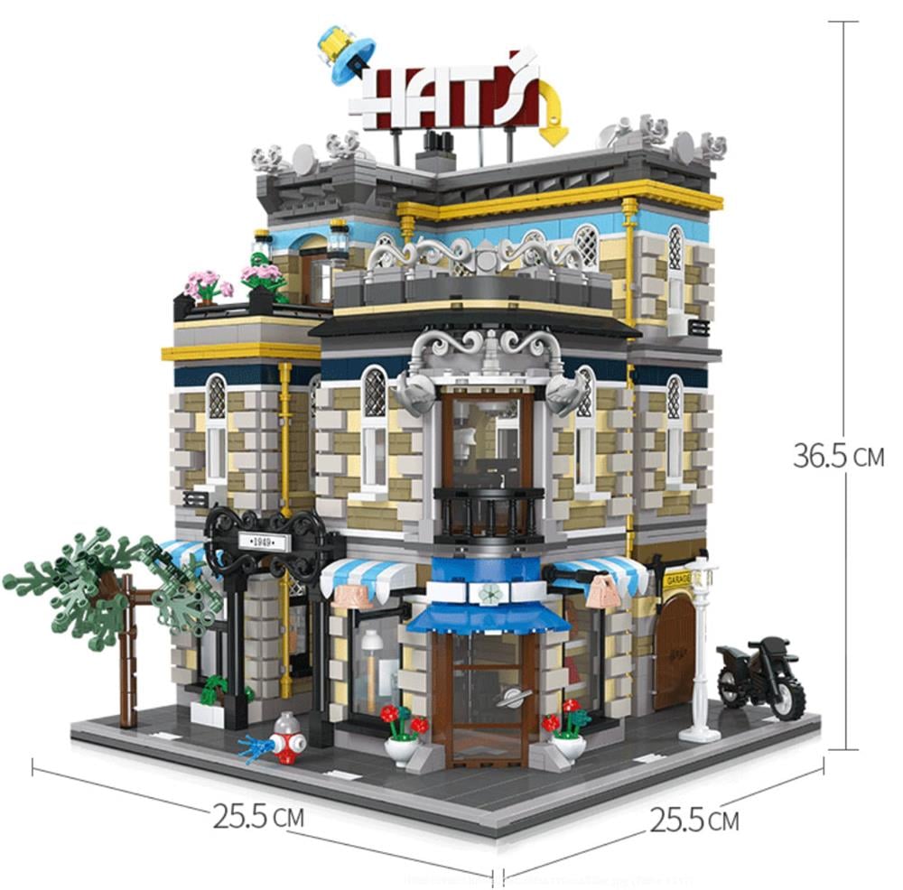 Lego komp. Creator Kalap bolt Moduláris ház 3200db Lepin ÚJ