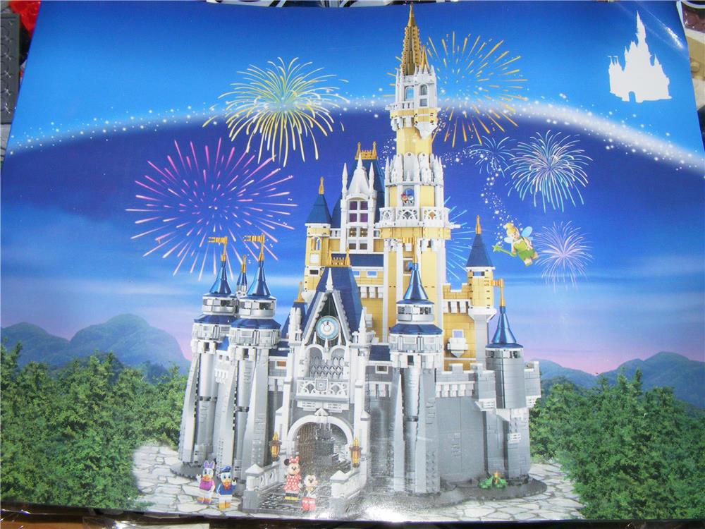 Lego komp. Disney 71040 43222 Castle Disney Kastély 4080db Lepin ÚJ