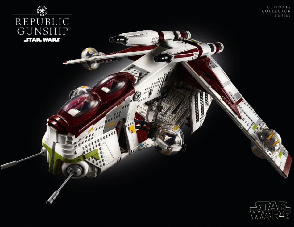 Lego komp. Star Wars 75309 Köztársasági hadihajó Republic Gunship UCS Lepin ÚJ!