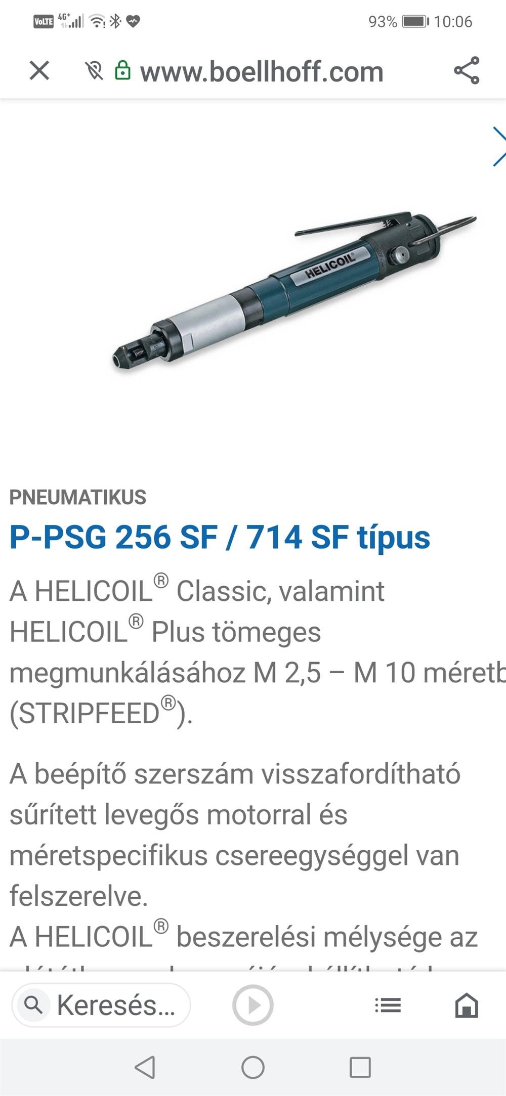 Bosch Helicoil P-psg 256 és 214 