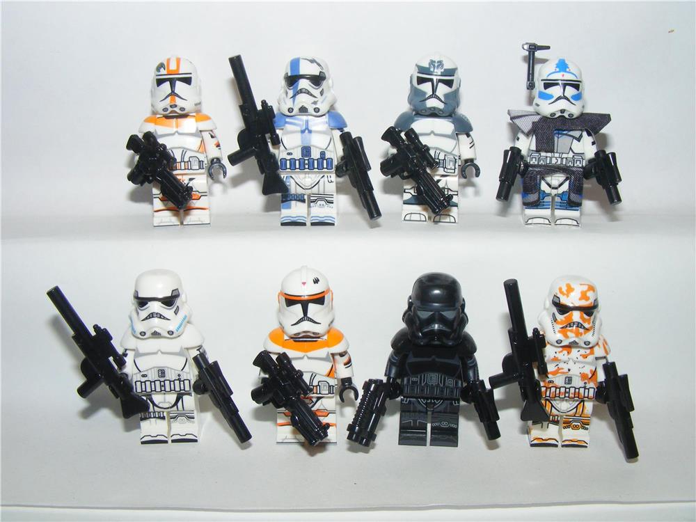 Lego Star Wars figurák Fives Boil Waxer ARC Shadow Clone Trooper katona ÚJ