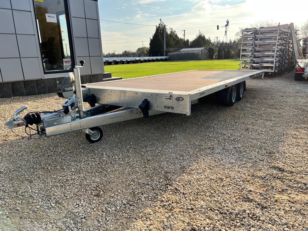 Új SEBAL GT PLATEAU 500 - 5 méteres (3000 kg) autószállító utánfutó