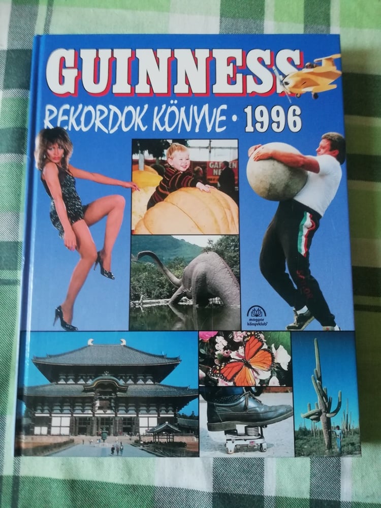 Guinness rekordok könyve 1996 (Magyar Könyvklub) eladó