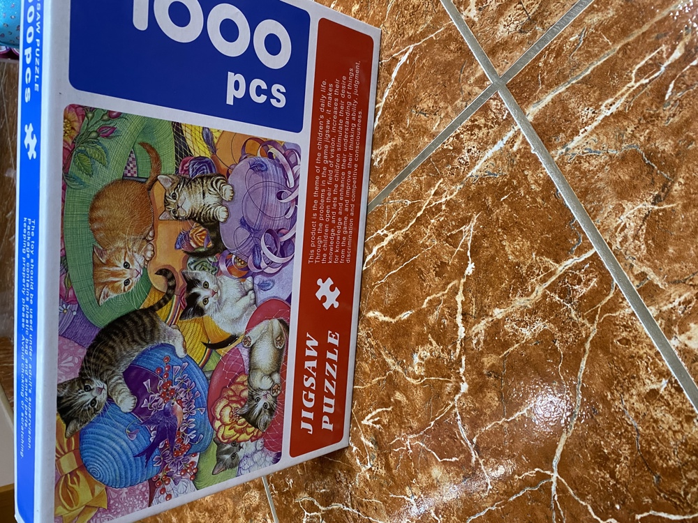 Macskás 1000 darabos Jigsaw puzzle