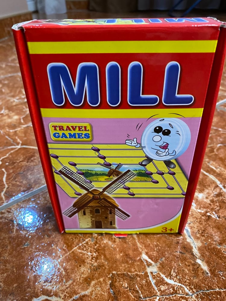 Mill utazós társasjáték malom