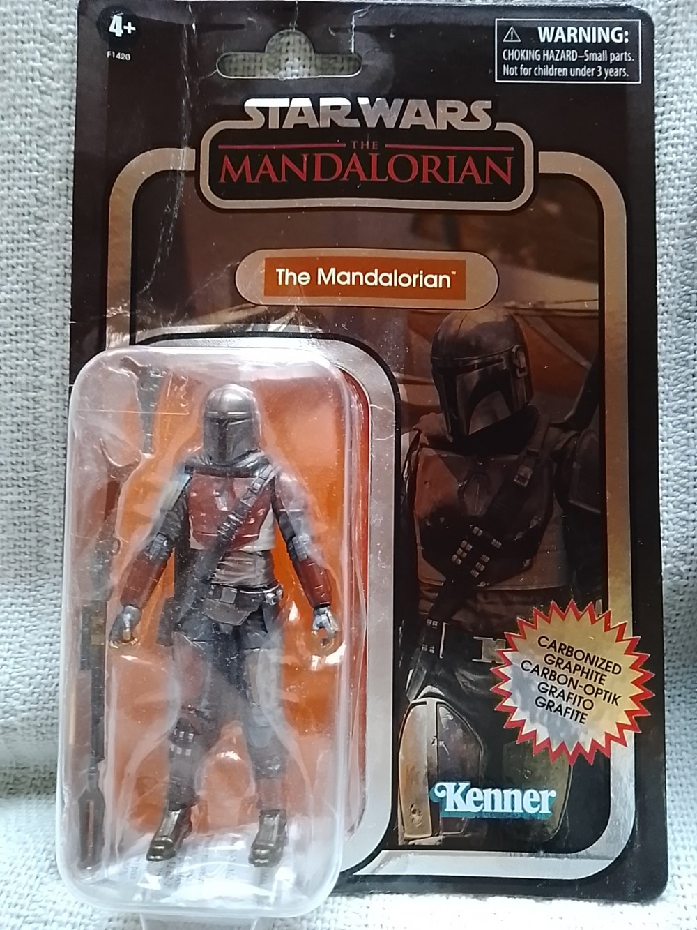  Star Wars Vintage Collection Mandalorian Carbonized