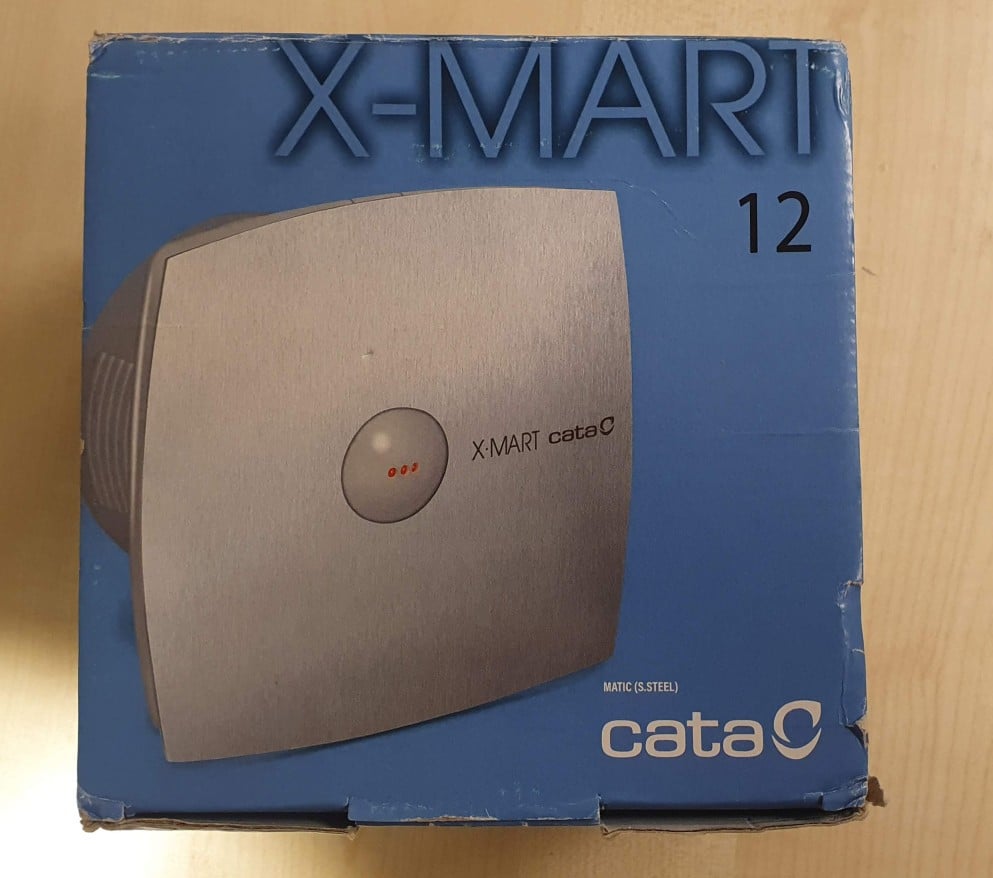 Cata X-Mart 12 Matic Inox fürdőszoba ventilátor