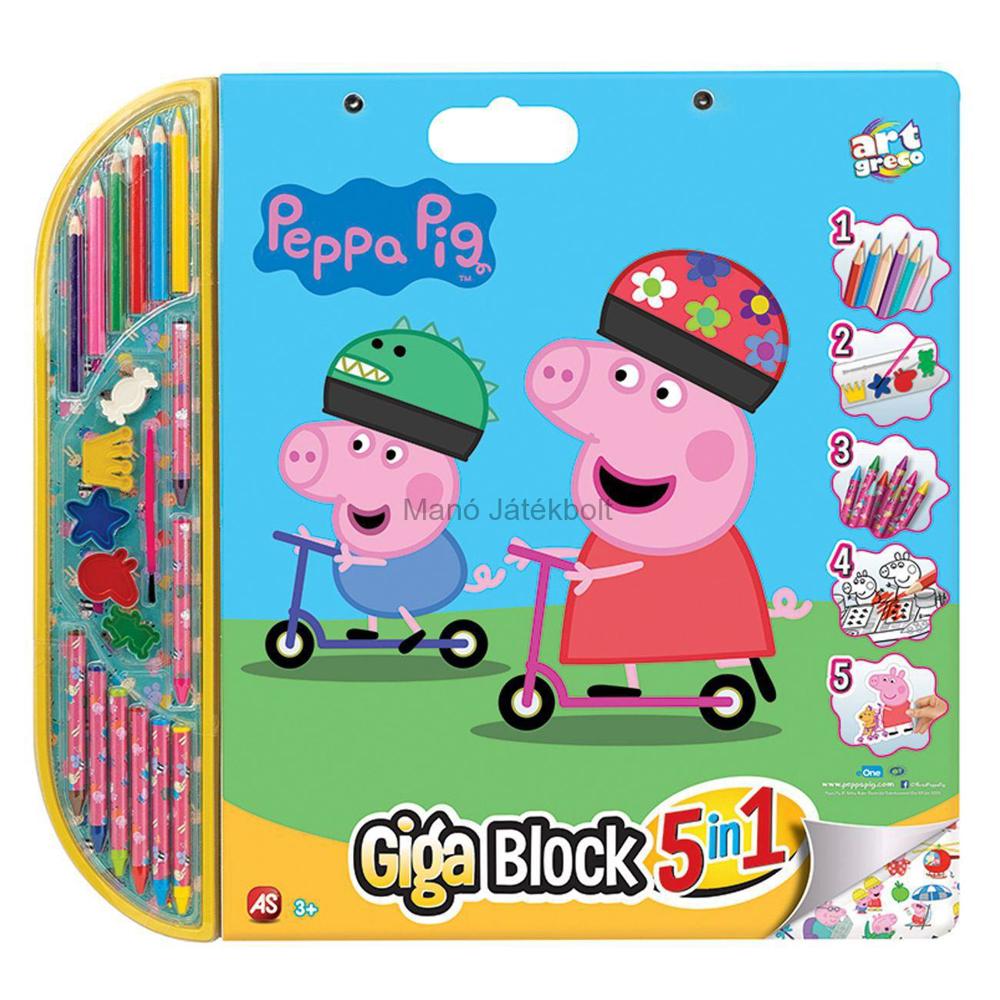 Peppa GIGA színező készlet