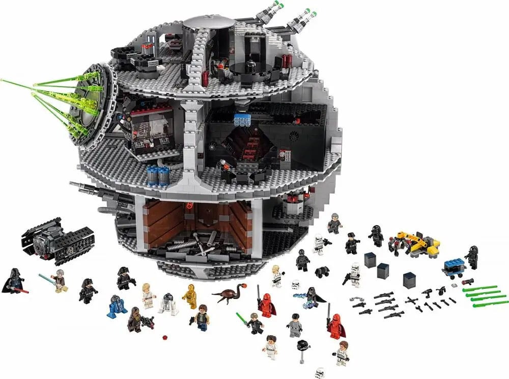 Lego komp. Star Wars 75159 Halálcsillag 10188 Death Star Halál Csillag 4016db LEPIN ÚJ