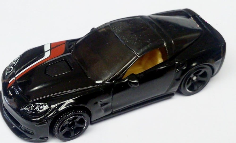 Matchbox Chevrolet Corvette ZR1, 2008 fekete eredeti Mattel termék újszerű állapotban