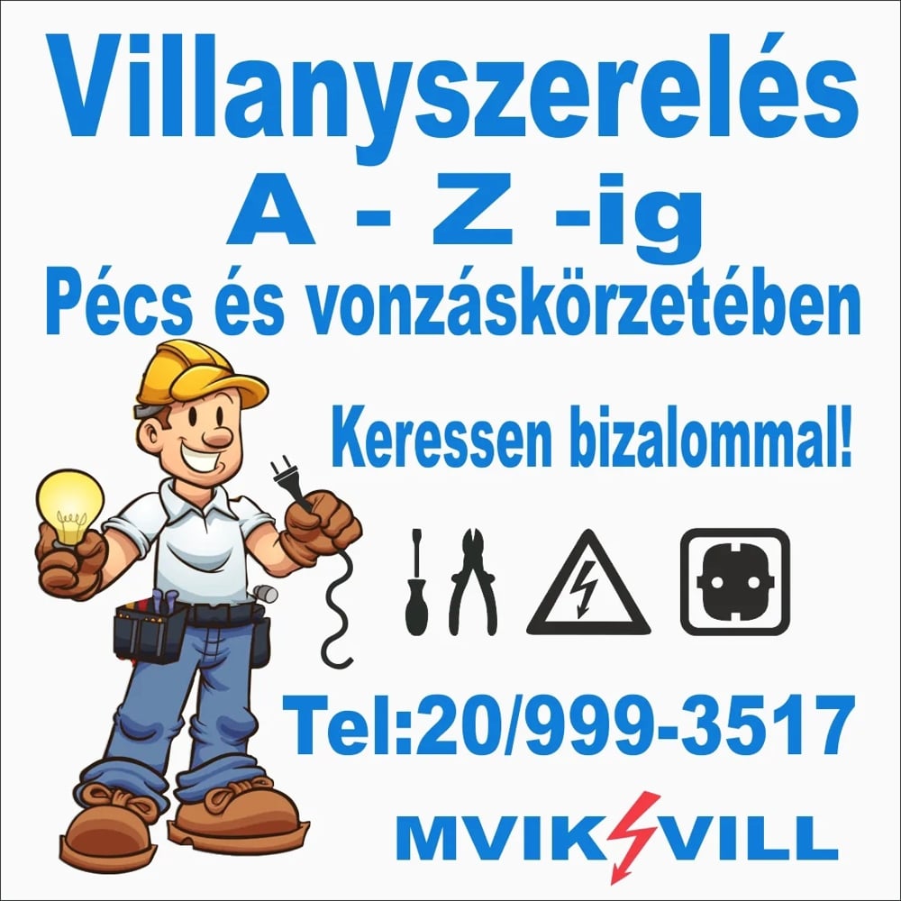 Villanyszerelés A - Z-ig