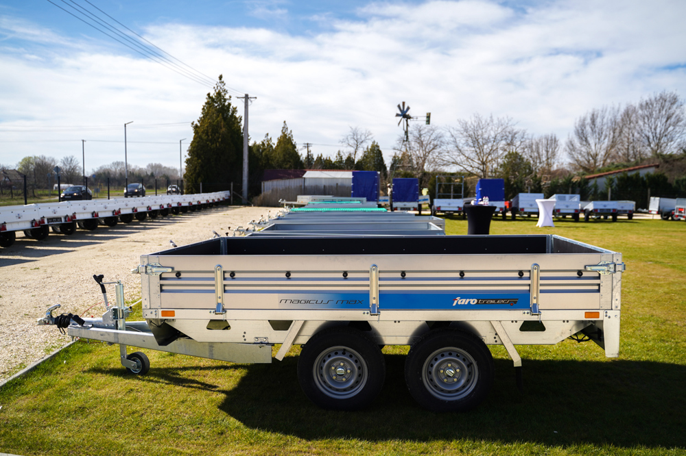 Új SEBAL - MAGICUS MAX 300 extra ERŐS (2700kg) utánfutó akciósan bruttó 1.629.000 Ft 