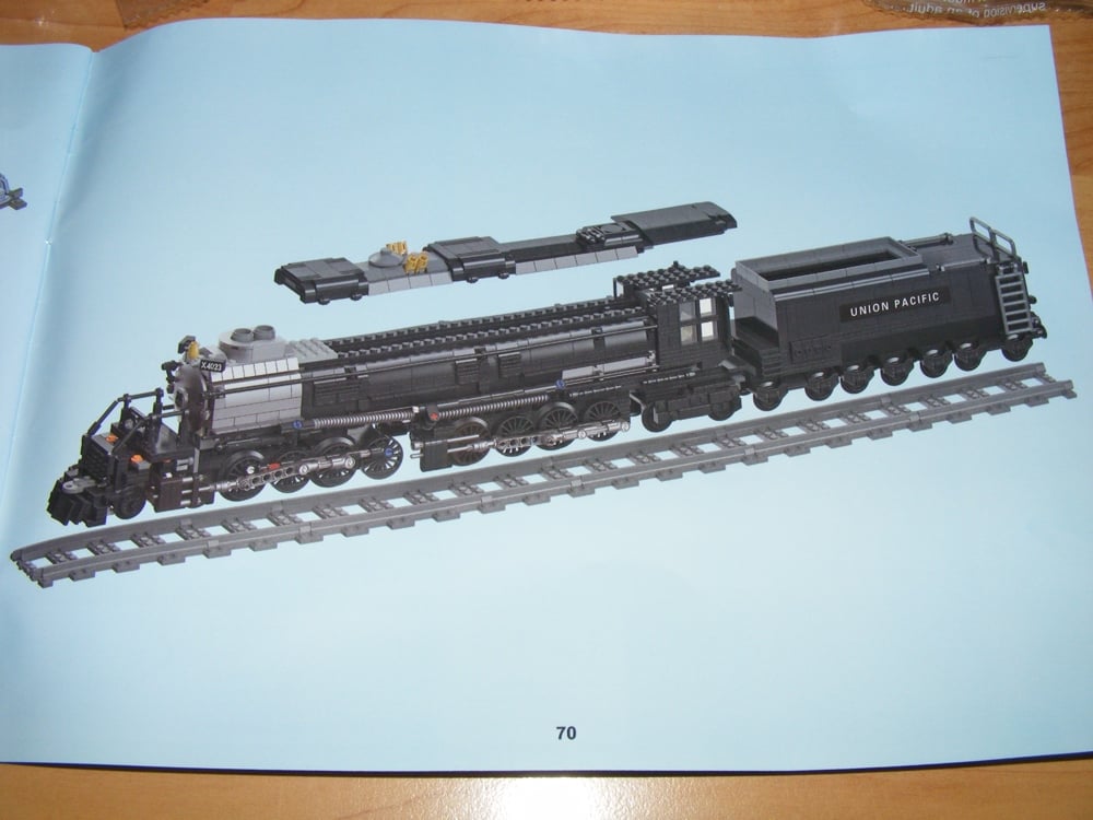 Lego komp. City Vonat Union Pacific 4000 Train Big Boy gőzmozdony 1610db LEPIN ÚJ!