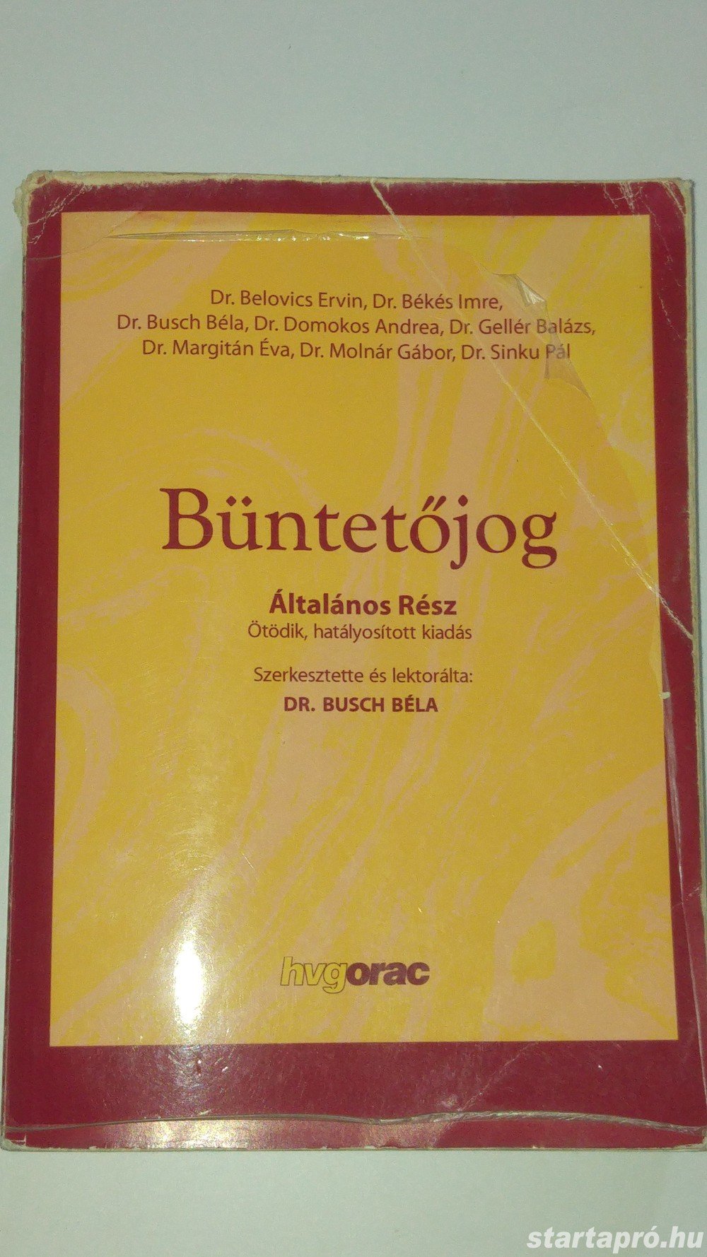 Büntetőjog - általános rész