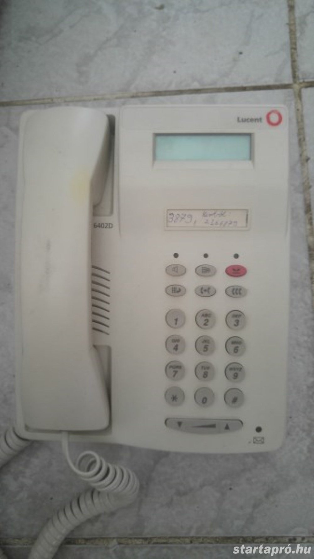 Lucent 6402D rendszer telefon