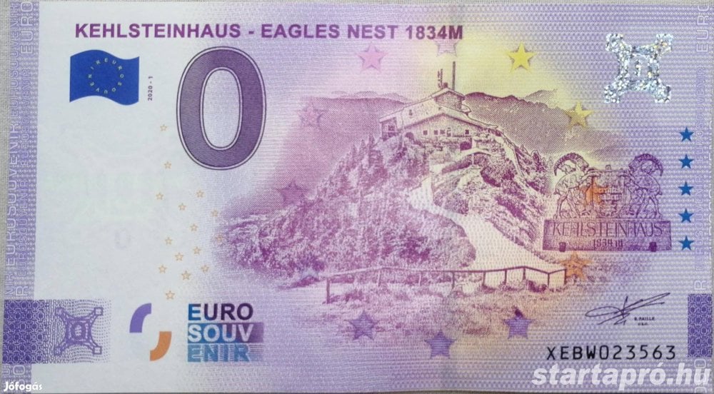 Kehlsteinhaus Sasfeszek UNC euro