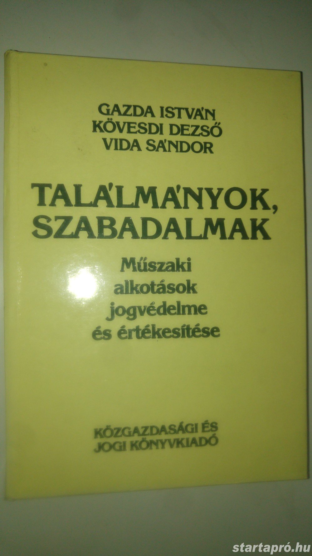 Gazda Kövesdi Vida Találmányok, szabadalmak