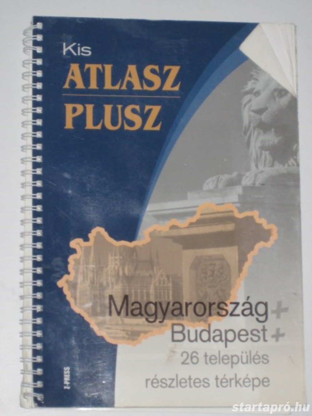 Kis Atlasz Plusz: Magyarország + Bp + 26 település