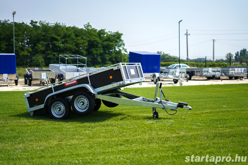 Új billenős SEBAL - 2S250 (1300kg) fékes utánfutó AKCIÓSAN 999.000 Ft