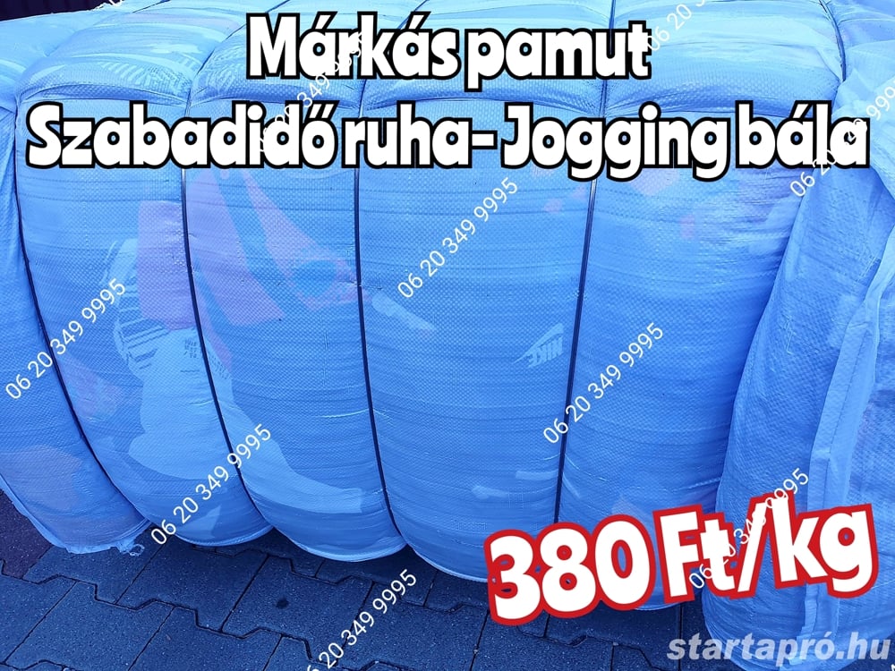  Márkás Szabadidőruha bála - Jogging bála