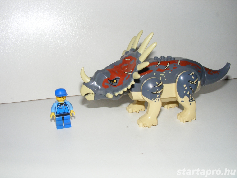 Lego Jurassic World dinoszaurusz figura dínó Triceratops ÚJ