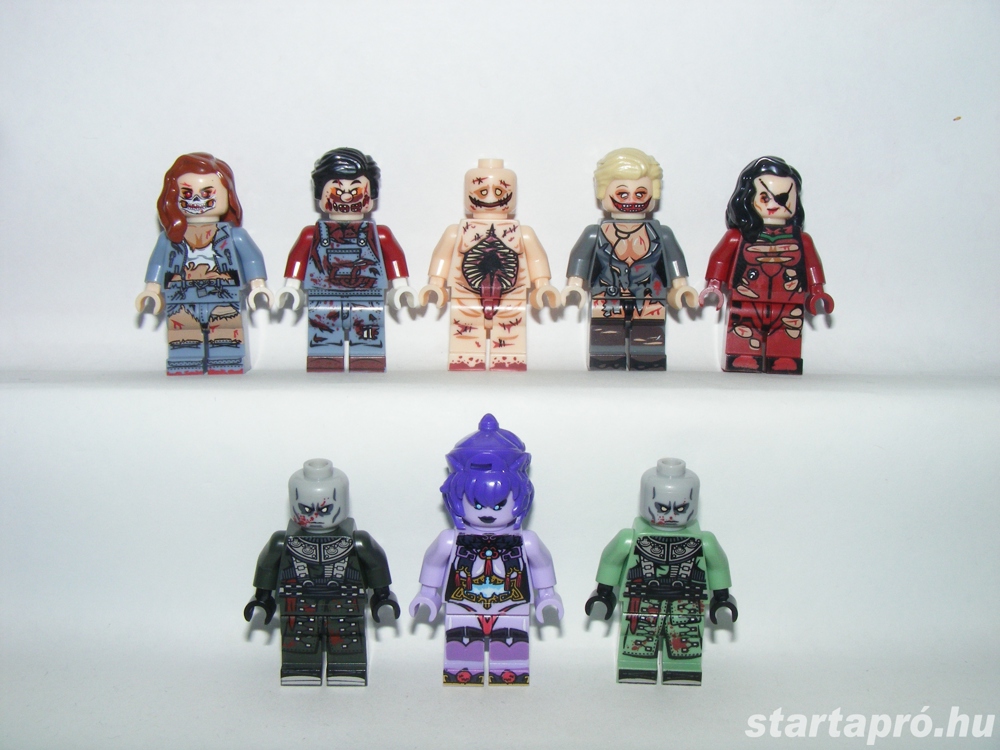 Lego Horror figurák Zombi Szörny Vámpír figurák 8db figura ÚJ