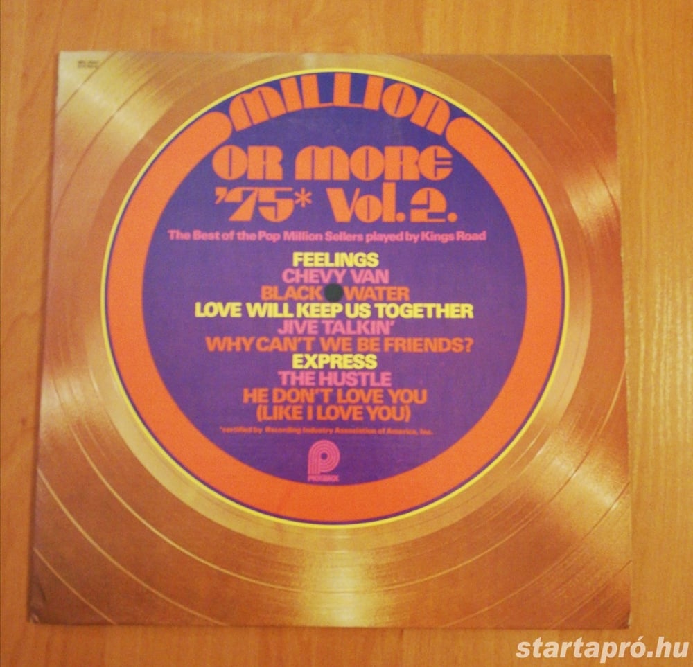 Million or more  #75#  Vol.2. bakelit LP