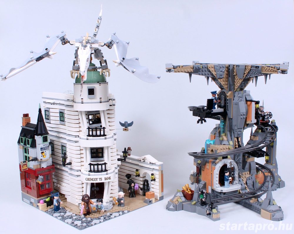 Lego komp. Harry Potter 76417 Gringotts a varázslók bankja 4801db Lepin UCS ÚJ!