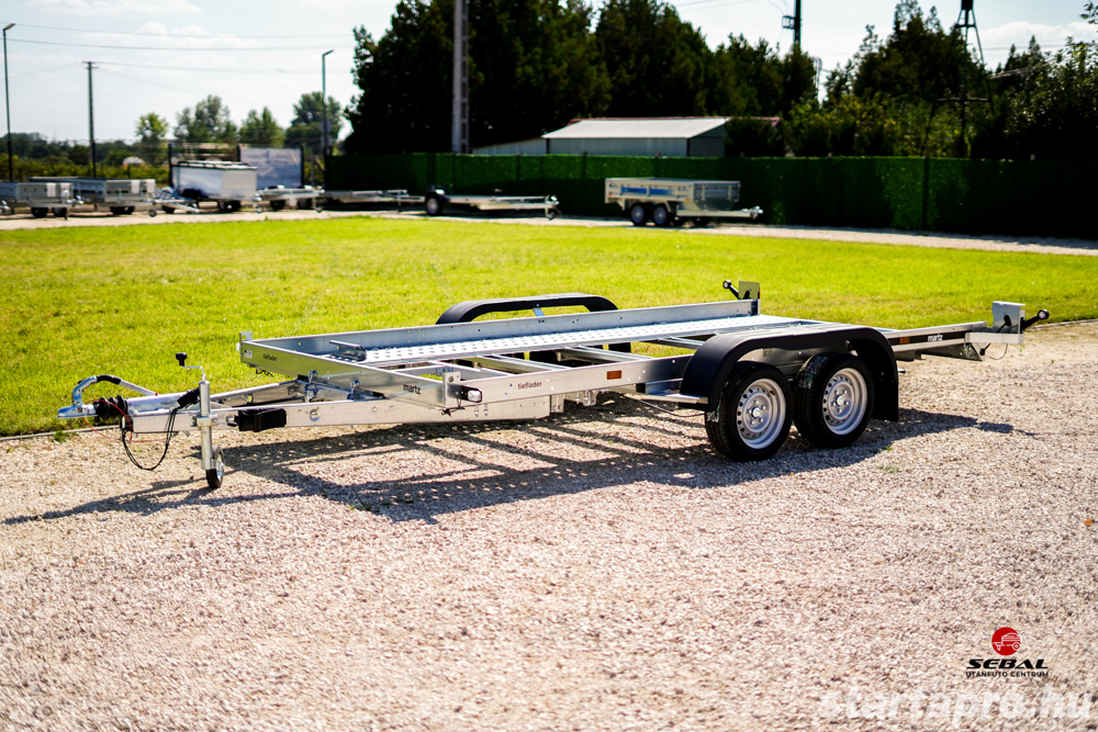 Új SEBAL - Tieflader 400 autószállító utánfutó (2000kg) akciósan CSAK 1.499.000 Ft