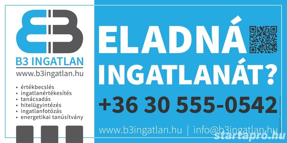 B3 INGATLAN | Ingatlanközvetítő iroda - Velencei-tónál