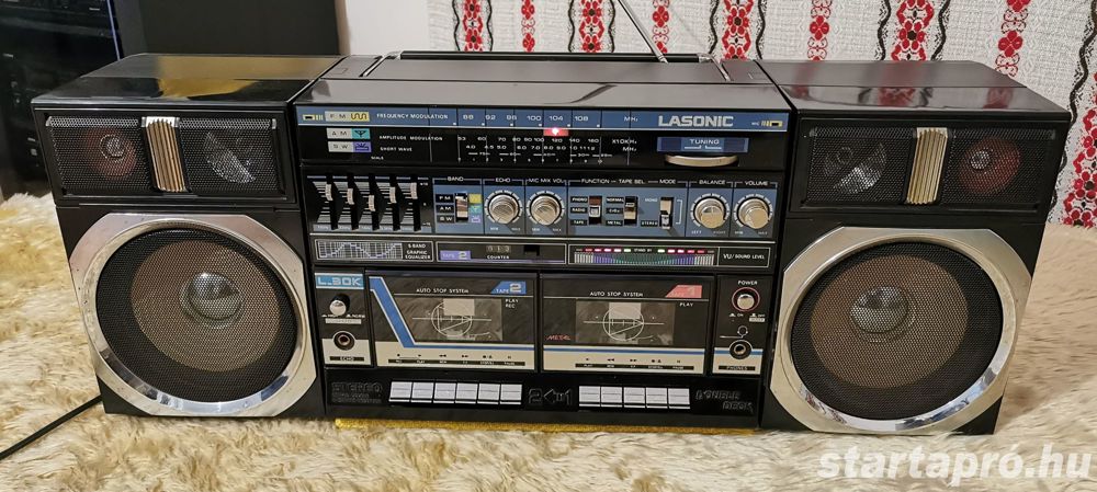 LASONIC L-30K Boombox magnó.